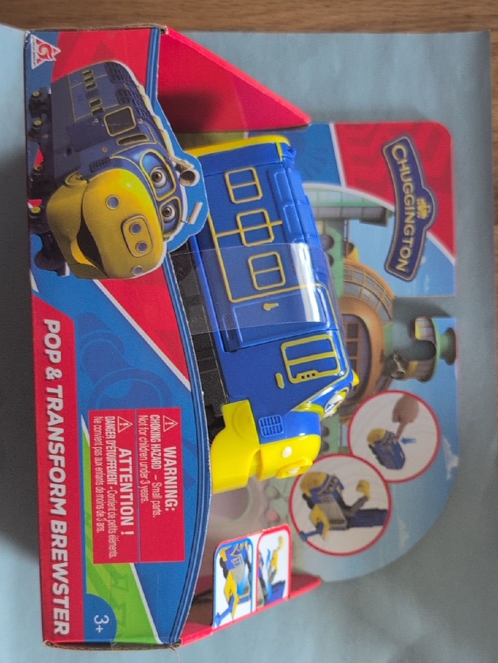 Brwnd New Pop & Transform Chuggington  Brewster Toy